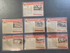 Lot 1954 Topps World On Wheel Cards High  164 165 166 167 168 169 170 Sp R714-24