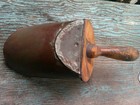 Antique Primitive Wood   Metal Feed Scoop Rustic Farmhouse