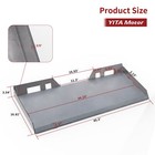 3 8  Skid Steer Tractor Mount Plate  latch Box For Quick Tach Bucket Attachment