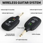 Ingpartner Wireless Guitar System Transmitter Receiver Fit Bass Digital 100ft