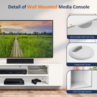 Floating Tv Stand Shelf Wall Mounted Media Console  Floating Entertainment Cente