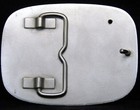 Sa26138  nos  Vintage 1980s   phillips 66   Safe Driving Oilfield Buckle