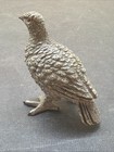 Early Antique Austrian Vienna Cold Painted Bronze Partridge Bird Artist Signed 