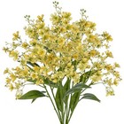  Artificial Flowers With Long Stem 3pcs Faux Light Flowers 28 3    Daphne Yellow