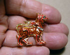 Magical Lion_singha Talisman_brooch_pin_excellent_thai Style_pristine