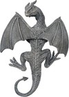 Dragon Winged Gargoyle Fence Hanger Outdoor Wall Decor- Detailed Fence Topper   