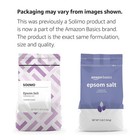 Amazon Basics Epsom Salt Soaking Aid  Lavender Scented  48 Ounce  pack Of 1  