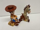 Disney Toy Story 2 Sculpted Ceramic Salt And Pepper Woody And Bullseye  read 