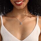 Bubble Letter Necklace Initial Necklaces For Women Dainty Charm Pendant Neckl   