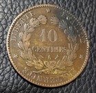 1897 France 10 Centimes Coin