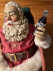 Coca Cola Kurt S Adler Fabriche Santa Tablepiece 8  X 9 