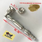 Americanpipes       Nickel Metal Tobacco Smoking Pipe Party Bowl W 10-brass Screen