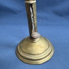 Antique Brass Pushup Candlestick 8  Tall
