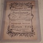 D Gordon Muhammad Ali Autograph Edition Victorian Trade Card Beige black