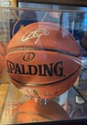 Stephen Curry Autographed Basketball Authenticated By Jsa With Fanatics Case