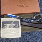 Nob Rare Htf Gingher G-8  8-inch Knife Edge Dressmaker s Shears Scissors Mint
