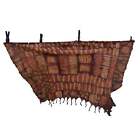 Dida Ceremonial Raffia Tie-dye Textile C  te D ivoire 63x40 Inch