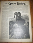 1892  The Great Divide  Wild West  Hanging  Many Indian Photographs 