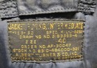 Vintage Original Korean Era Usaf B-15c 1950 s Blue Flight Jacket   Size 40 