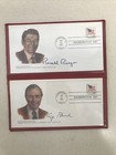 Vintage Us 1981 Reagan Bush  Inauguration  Cover Set Envelope Stamp