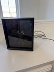 Black Wood Watch Winder Display Case W  Glass Door  Holds 4 Watches