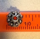 Sterling Silver Bali Bead Caps 8mm Qty 2