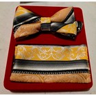 Boys Formal Carolina Bay Bowtie And Handkerchief Set