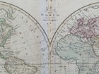 Map Of The World From The Latest Discoveries Wilkinson 1794 Hemisphere Americas