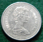 1989 Canada Five Cents From Bank Roll Canadian 5 Cent Coin