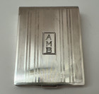 Antique Art Deco International  Webster Sterling Silver Match Book Cover