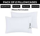 1800 Series Ultra Soft Pillowcases - Set Of 2 Pillow Cases King   Queen Size