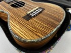 Elvis Zebrawood Concert 23  Ukulele Bundle With Gig Bag