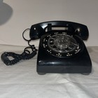 Bell System Western Electric Black Rotary Dial Desk Telephone 500 Parts Repair
