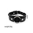Leather Arm Bands For Men punk Bracelets Adjustable Upper Arm Strap With Meta   