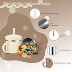 Stainless Steel Baby Sippy Cups 7 4 Oz Spill Proof Toddler Straw 3 Stages