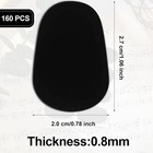 Boao 160 Pcs 0 8mm Thick Saxophone And Clarinet Mouthpiece Cushion Sax Mouthpiec