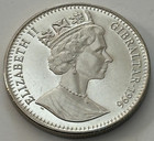 1996 Gibraltar Roses Flower 1 Crown Coin Cuni Brilliant Uncirculated Condition