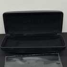 Versace Sunglasses Eyeglasses Black Medium Hard Case Cloth New Authentic Note