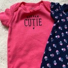 Carter s Baby Girls Clothes Newborn One Piece Romper Bodysuit Blue Orange Lot
