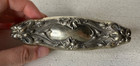 Vintage Antique Victorian Art Nouveau Silver Clothing Vanity Brush 5  Excellent