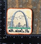 Vintage St  Louis Missouri Gateway Arch Skyline Souvenir Iron-on Patch 1970s Stl