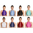 Womens Crop Top Modern Dance Dancewear Party Tank Top Stage Lyrical Dance Samba