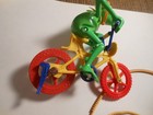 Vintage 1983 Tomy Japan Muppets Kermit With Rip-cord Bmx Racer Toy