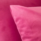 4 Pieces Soft Velvet Solid Rose Pink Throw Pillow Cover Sofa Cushion Case 18x18