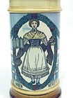 Mettlach 2939 Antique German Beer Stein Barmaid  5 Liter Gift With Handle Repair