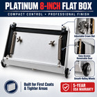 Platinum Drywall Tools 8  Drywall Flat Finishing Box - 2nd Gen