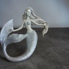 Luxury Mermaid Wall Sculpture Set     Coastal Nautical Beach House Decor Pair