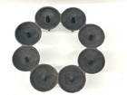 Vintage Mid Century Mcm Dansk Cast Iron Candle Holder Circlet By Borge Rojalin