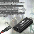 1080p 4k Hdmi To Usb 2 0 3 0 Video Capture Card Game Audio Video Live Streaming