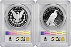 2024-s Morgan And Peace Silver Dollar 2-coin Set Pr70dcam Fs Pcgs Special Labels